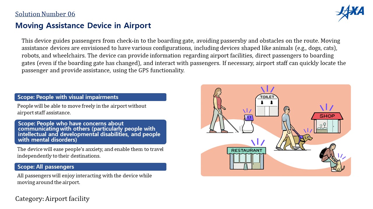 No.06: Moving Assistance Device in Airport