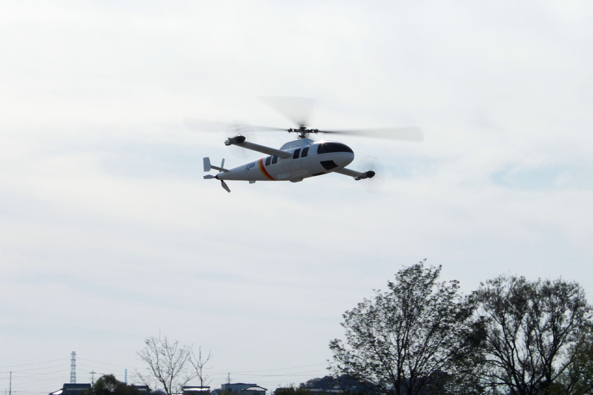 高速ヘリコプター概念模型機の飛行試験